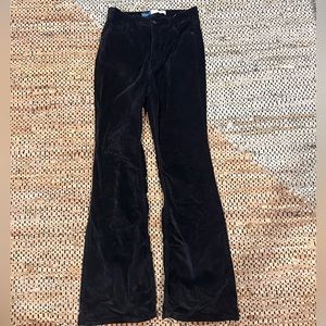 Old Navy Higher High- Waisted Velvet Flare Pants size 4